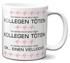 TassenKing Tasse fürs Büro Ich werde nicht meine Kollegen Produktbild-Vorschau 1