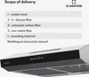 KlarsteinContempo 60 wyciąg podblatowy 60cm 200m³/h LED Podgląd zdjęcia produktu 6