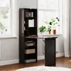 Moderner Klappschreibtisch mit Bš¹cherregal und Tafel, Holz Produktbild-Vorschau 3