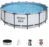 Bestway Steel Pro 4.57m x 1.22m, Grau/Blau, 16015 l, Produktbild-Vorschau 12