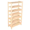 Holzregal / Standregal aus massivem Kiefernholz, 7 Ebenen, Produktbild-Vorschau 1