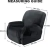 Topchances Velvet Recliner Chair Cover, Stretch Recliner Náhled obrázku produktu 2