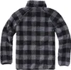 Brandit Teddyfleece Troyer nero/grigio, M Anteprima dell’immagine prodotto 2