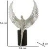 Figurina decorativa de ángel, marca Mauro Ferretti, modelo Vista previa de la imagen del producto 6