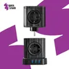 Spacetronik Steckdosenwürfel ohne Kabel 5-fach Schwarz Produktbild-Vorschau 8