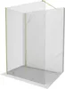 Mexen Kioto Walk-in Duschwand 135x80 cm in Gold, Produktbild-Vorschau 1