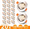 Hengda 20x 3W LED Spot encastré 245lm blanc chaud Spot de Voir les images du produit 8