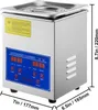 A stainless steel ultrasonic cleaner with a digital display and controls. Náhľad obrázku produktu