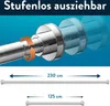 Karnisz prysznicowy BENKSTEIN - 125-220 cm - stal Podgląd zdjęcia produktu 3