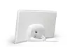 The back of a white TV antenna with a stand and cables. Anteprima dell’immagine prodotto
