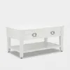 Table Basse Shine 90 X 60 X 47 Cm En Bois Blanc - Table Voir les images du produit 10