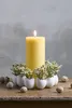 UYUNI LIGHTING Pillar LED-Kerze Rustic wheat yellow 15,2cm Produktbild-Vorschau 6