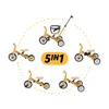 PETITE&MARS Triciclo multifunzione 5in1 Turbo Ocra intenso Anteprima dell’immagine prodotto 2