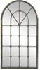 A mirror designed to look like an arched window with multiple panes. Produktbild-Vorschau