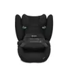 A black Cybex child car seat is shown against a white background. Produktbild-Vorschau