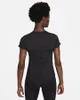 Nike W Nk One Df Ss Slim Top Black/White L Produktbild-Vorschau 4