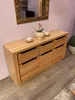 Sideboard Kommode Brest Kernbuche geölt Teilmassiv Breite Produktbild-Vorschau 2