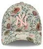 New Era 9Forty damespet - BLOEMENMOTIEF, New York Yankees, Productafbeelding-voorbeeld 2