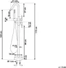 BELIANI Armatur Silber Freistehend Chrom Messing Zink Produktbild-Vorschau 3