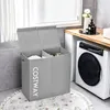 COSTWAY 115L cesto portabiancheria con coperchio, Anteprima dell’immagine prodotto 2