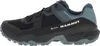 Side view of a black and blue MAMMUT hiking shoe. Anteprima dell’immagine prodotto