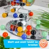 90 kleurrijke glazen knikkers, 1,6 cm, speelgoed, Productafbeelding-voorbeeld 5