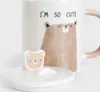 HOMLA Kubek BATIS z brązowym misiem i porcelanową Podgląd zdjęcia produktu 6