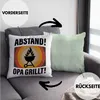Trendation - Opa Grillt Deko-Kissen mit Füllung 40x40 Produktbild-Vorschau 2