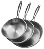VEVOR Set de 3 poêles à frire (24 / 28 / 32 cm), poêle à Voir les images du produit 1