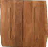 Tischplatte Baumkante Akazie nussbaumfarben 70 x 70 cm Produktbild-Vorschau 4
