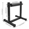 Support pour squats de fitness Noir 9 roues dentées max. Voir les images du produit 5