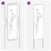 Garten Sichtschutz-Leinwand Floral Silber 32 x 140 cm Produktbild-Vorschau 8