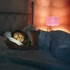 Lampada da tavolo Relaxdays, lampada da comodino con design Anteprima dell’immagine prodotto 3