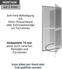 Insektenschutz Pendeltüre 100x210cm, weiß Produktbild-Vorschau 5