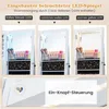 COSTWAY Skrinka na šperky s kolieskami, uzamykateľná Náhľad obrázku produktu 4