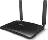 A black TP-Link Archer MR200 router with two antennas is shown against a white background. Podgląd zdjęcia produktu