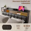 Čalouněná postel Fortuna Lai 160x200 cm, LED, USB, zásuvka, Náhled obrázku produktu 5