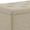 Theo&Cleo Sitzbank Polsterbank mit Stauraum  Footstool Produktbild-Vorschau 5