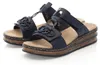 Pantofole da donna Rieker 62936-14 blau 39 Anteprima dell’immagine prodotto 55