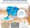 4 Stück Bodenwischer für Leifheit Clean Twist Disc Mop Produktbild-Vorschau 6