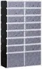 HOMCOM Schuhschrank DIY Regalsystem Steckregal mit Türen Produktbild-Vorschau 1