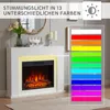 Elektrický krb BALDERIA Finn Design - Stojací krb - Biely Náhľad obrázku produktu 8