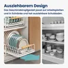 Heikoeco ®Abtropfgestell Geschirr, Geschirrabtropfgestell Produktbild-Vorschau 5