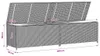 vidaXL Coffre de jardin beige 469L Poly rotin Voir les images du produit 8