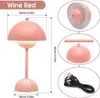 LED Tischlampe Kabellos, Nachttischlampen, Pilzlampe, Touch Produktbild-Vorschau 5