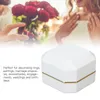Ringbox, quadratisch, Samt, für Eheringe, mit LED-Licht, Produktbild-Vorschau 8
