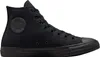 A black high-top Converse sneaker is shown against a white background. Produktbild-Vorschau
