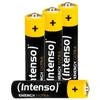 Four batteries are arranged in a group, with three standing upright and one lying horizontally in front. Anteprima dell’immagine prodotto