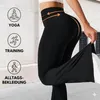Damen Yoga Schlaghose High Waist Crossover Schwarz Gr. L Produktbild-Vorschau 2