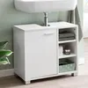 Waschbeckenunterschrank WL5.341 60x55x32cm Weiss Badschrank Produktbild-Vorschau 2
